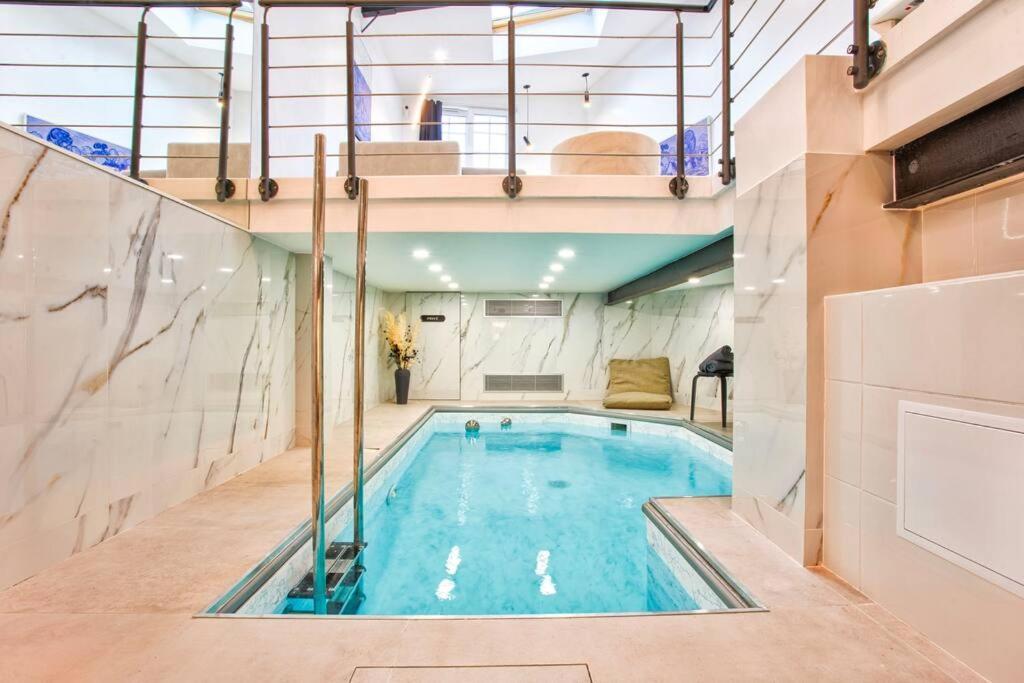 Deauville Luxury Blue Loft - Sauna And Inside Pool Trouville-sur-Mer Eksteriør bilde
